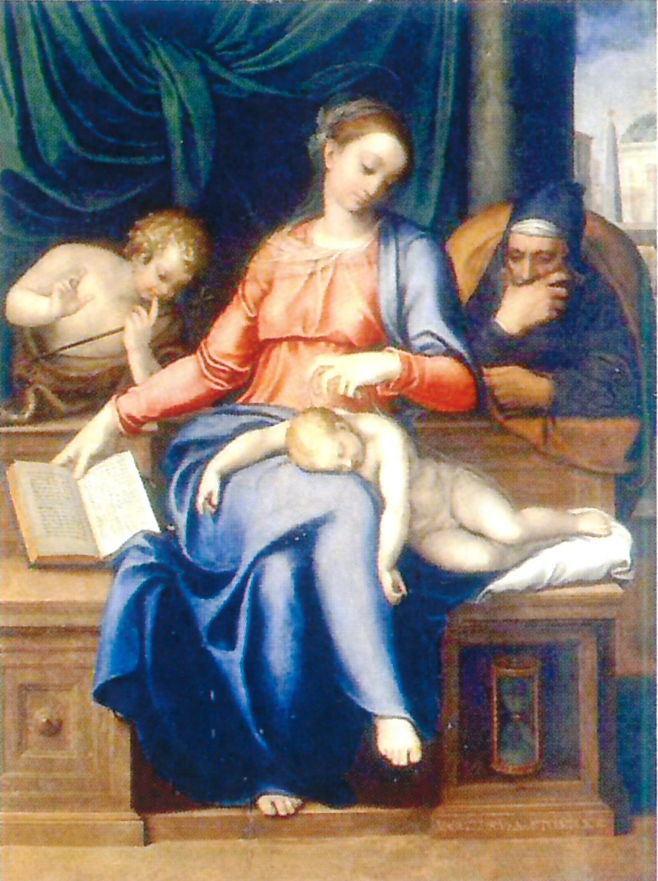 Fig. 1O. Marcello Venusti, 1563, Madonna del silenzio, Lipsia, Museoi delle Arti Figurative.