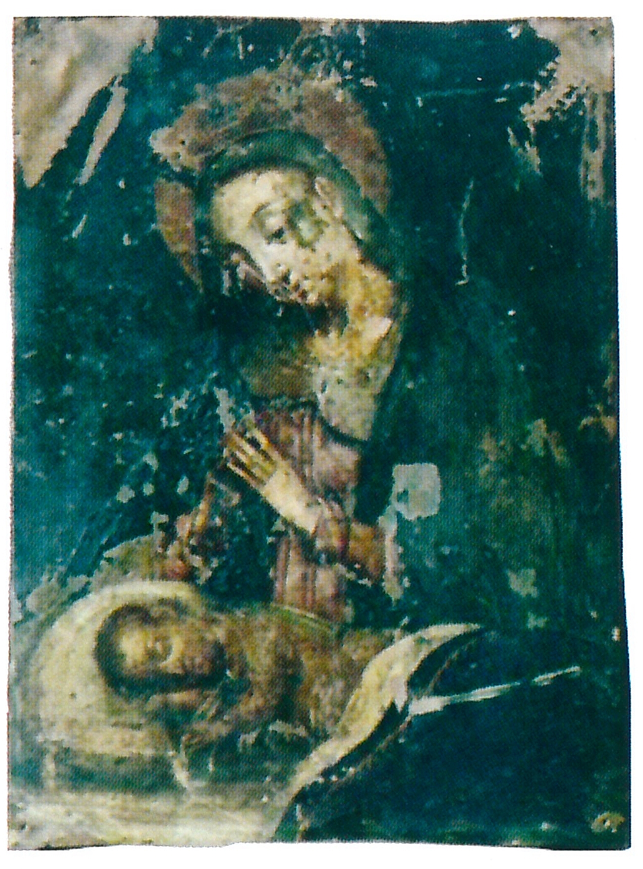 Fig. 16. Bottega sarda (?), XVII secolo, Madonna del silenzio, proprietà privata.