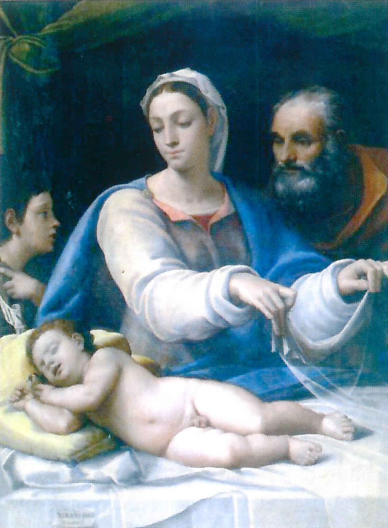 Fig. 7. Sebastiano del Piombo, Madonna del velo, 1520, Olomuc, Museo D'Arte.