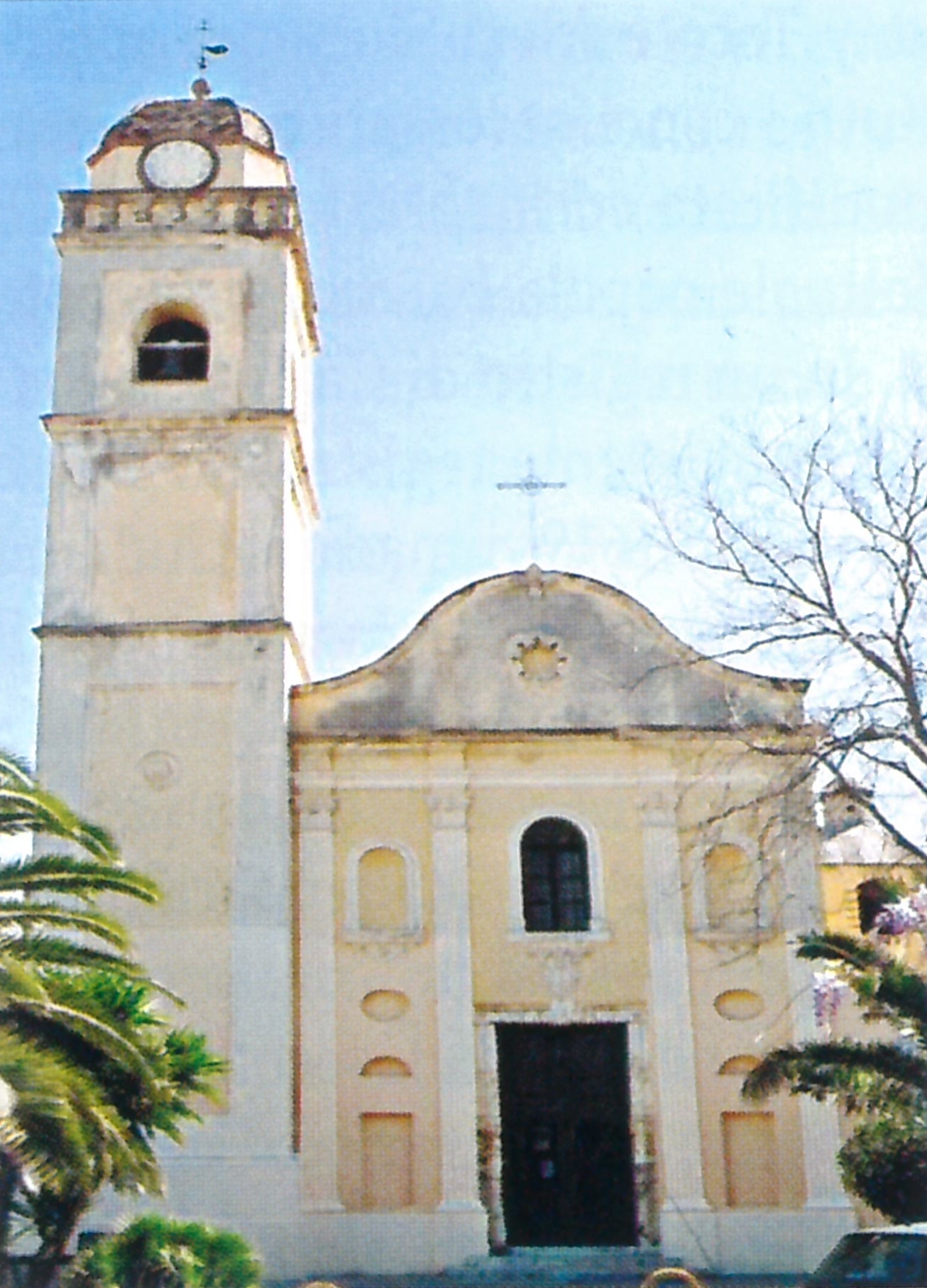 Fig 1, Pirri, parrocchiale di San Pietro Apostolo, esterno.