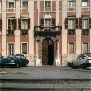 Palazzo Viceregio: particolare della facciata con il portone principale Foto: Antonello Boy, Cagliari