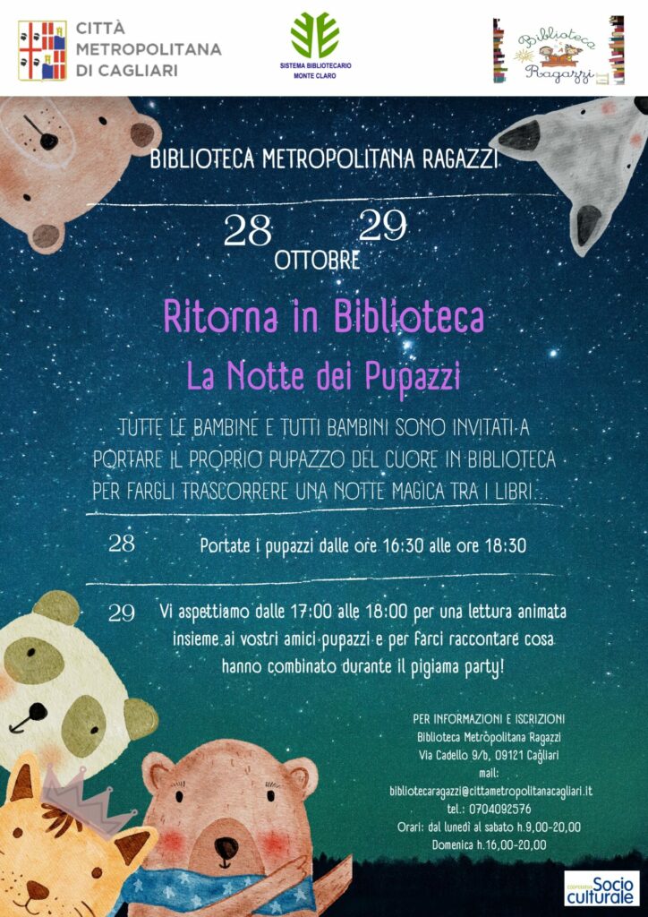 “Notte dei pupazzi in biblioteca”